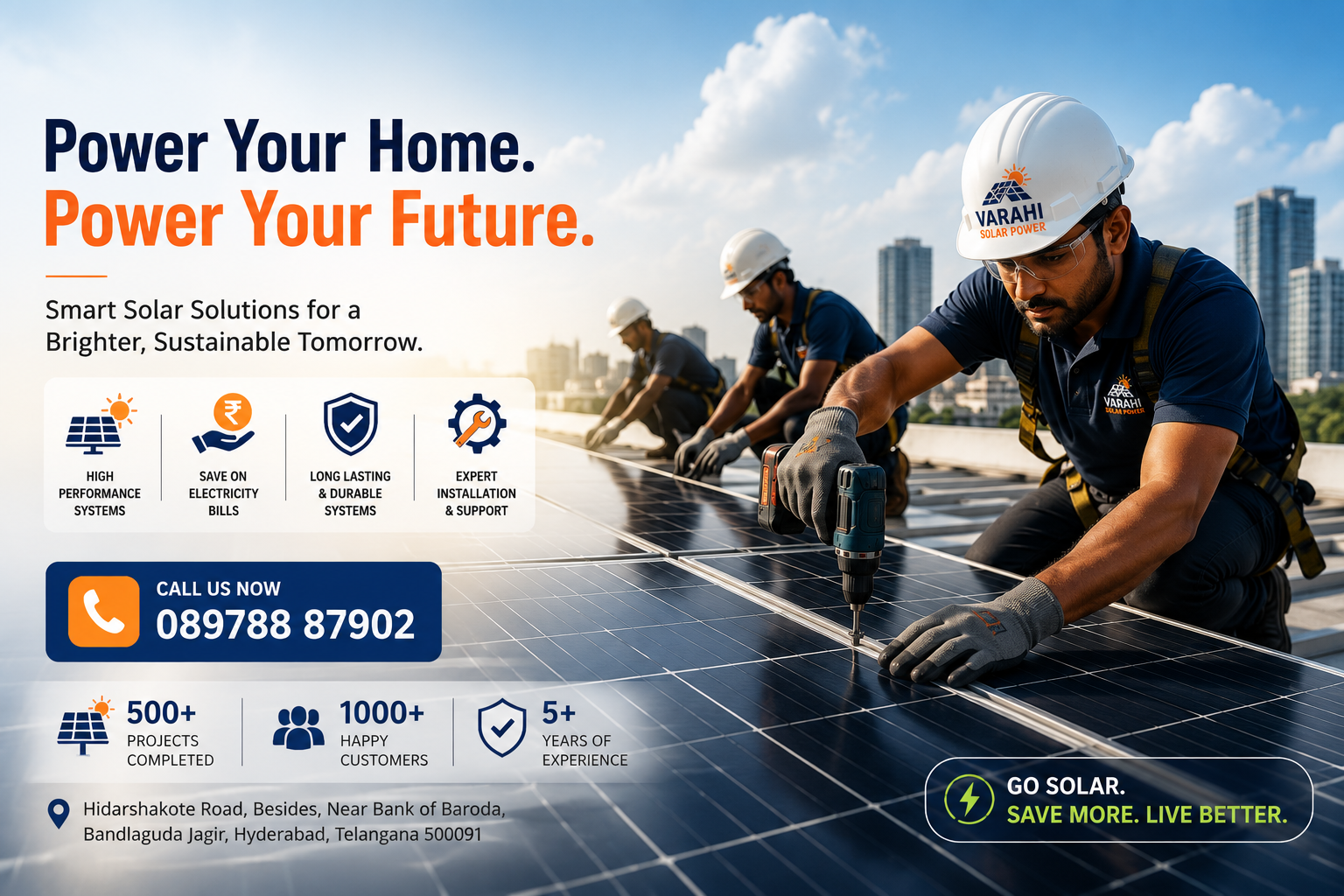 varahi solar power in Hyderabad